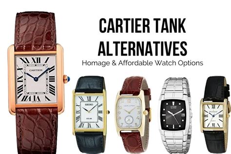 cartier tank watch alternative|knockoff cartier panthere watch.